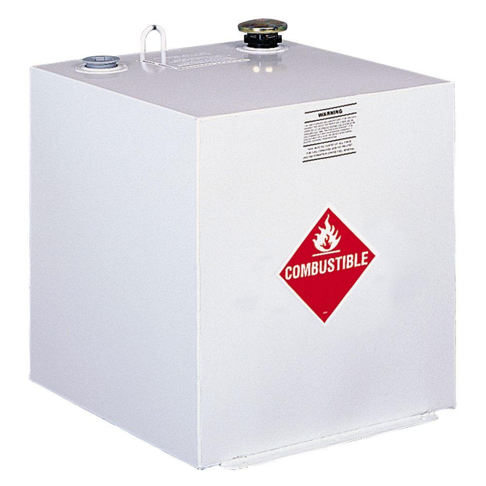 Delta Square Steel Liquid Transfer Tank in White485000 The Home Depot
