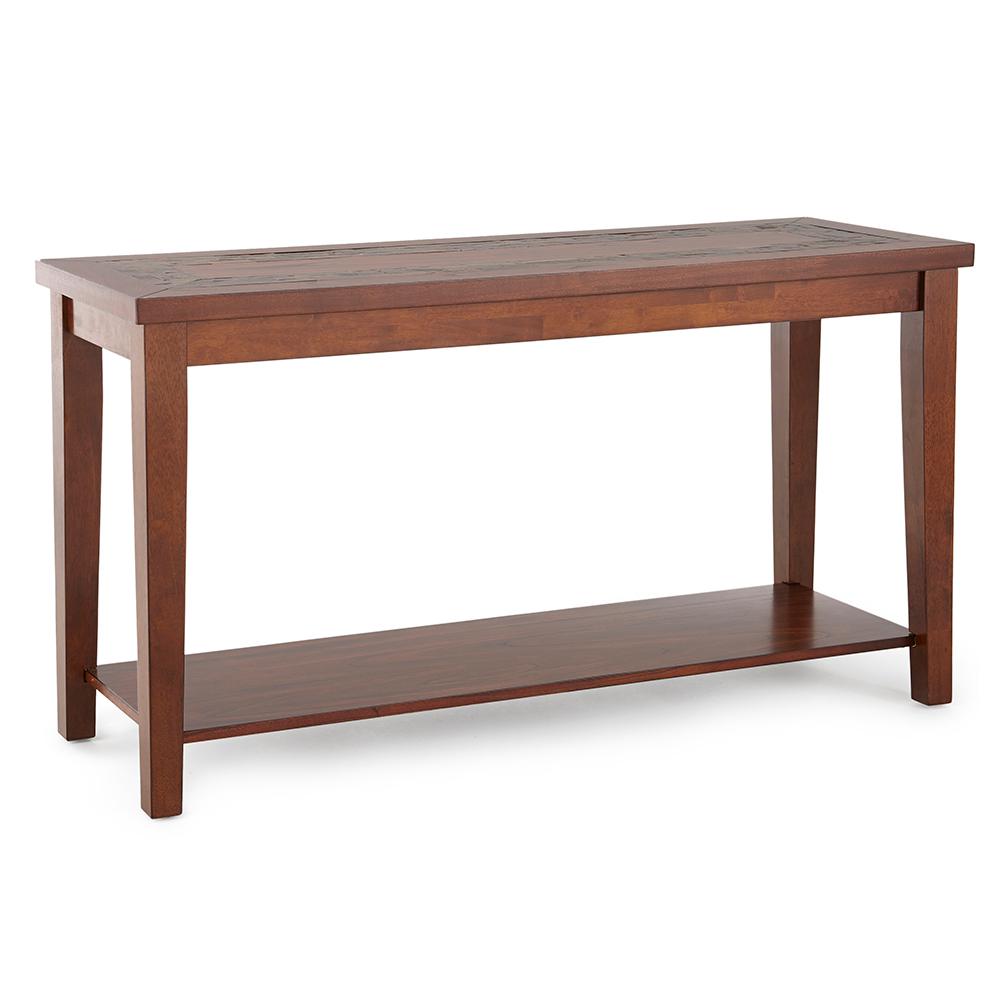 Davenport Brown Cherry Sofa Table