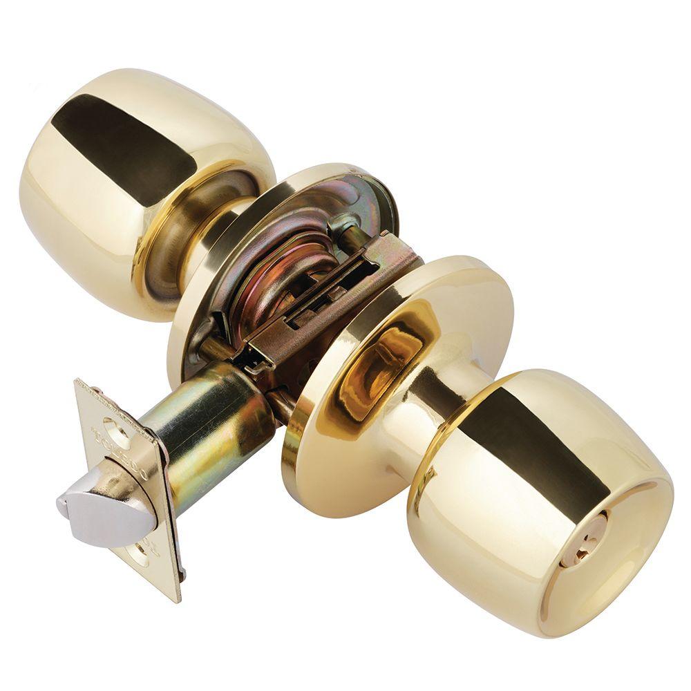 exterior door lock set with deadbolt