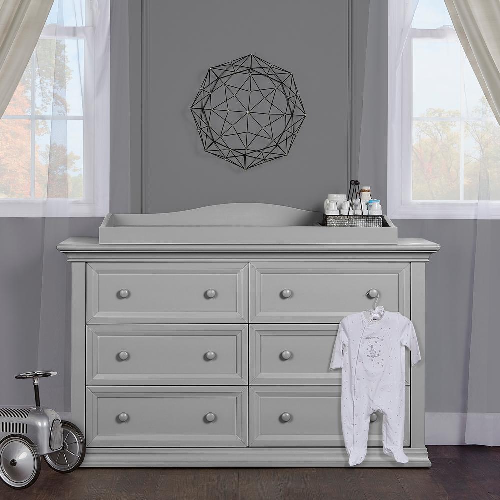 grey changing table dresser