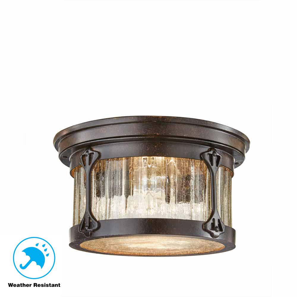 Home Decorators Collection Lamont 2 Light Chestnut Outdoor