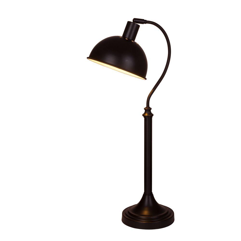 Fangio Lighting 25 In Madison Bronze Metal Task Lamp With Matching Shade Madison Bronze Metal Task Lamp With Matching Shade