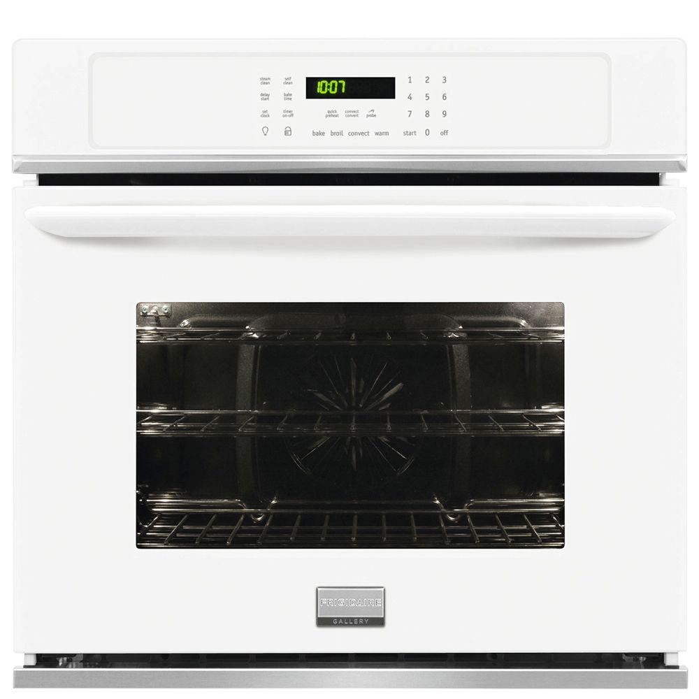 Frigidaire Gallery 30 In Single Electric Wall Oven Self Cleaning Frigidaire Gallery 30 In Single Electric Wall Oven Self Cleaning With Convection White