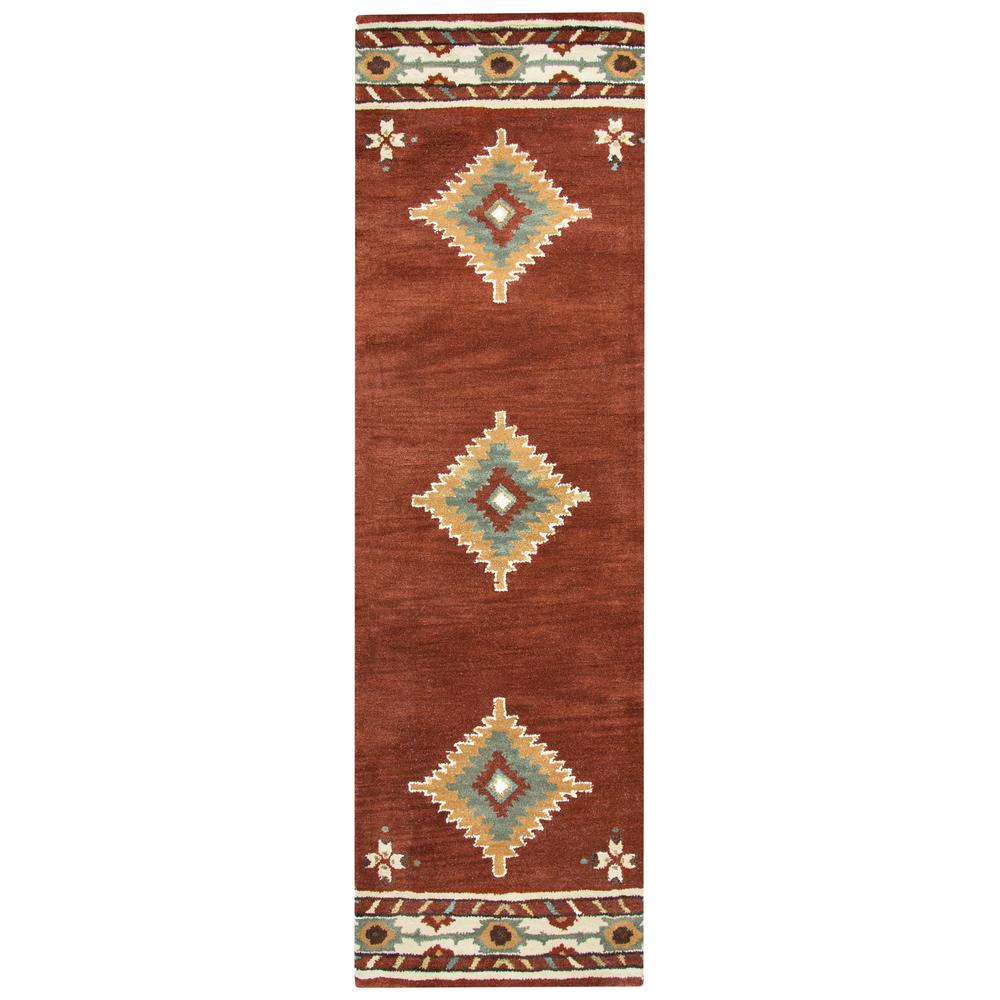 Rizzy Home Southwest Multi Colored 2 Ft 6 In X 8 Native American Runner Rug