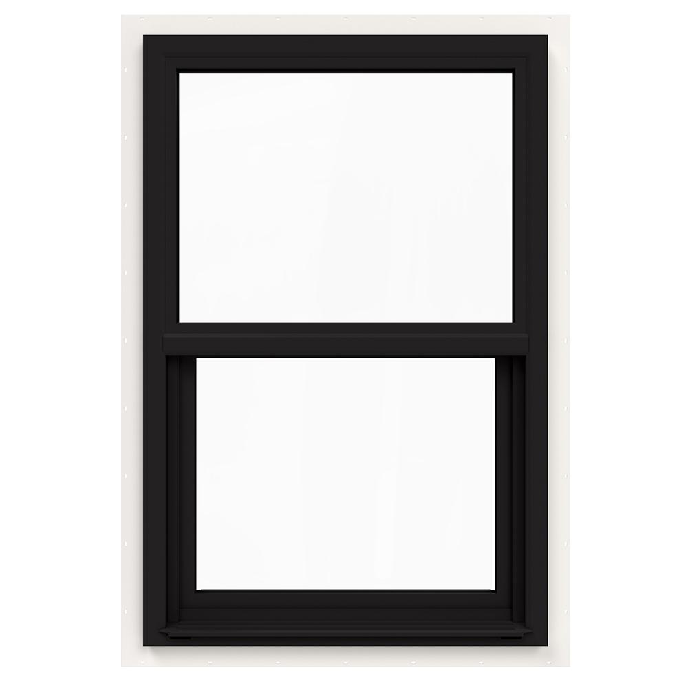 JELDWEN 30 in. x 36 in. V4500 Series Black FiniShield SingleHung
