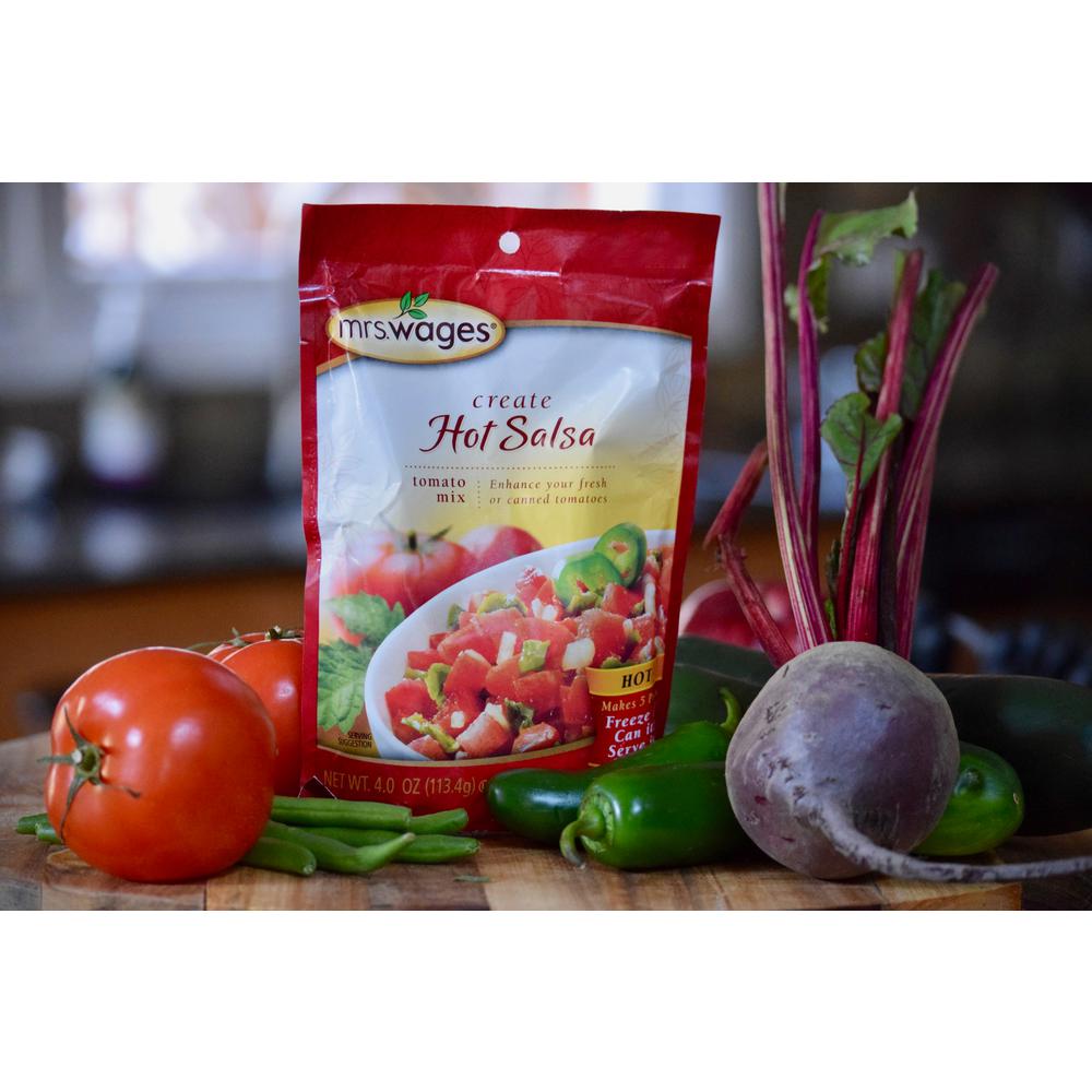 Mrs. Wages Hot Salsa Tomato Canning Mix (12-Pack) by Mrs. Wages