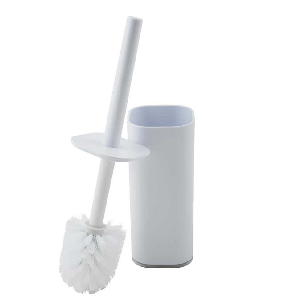 black plastic toilet brush