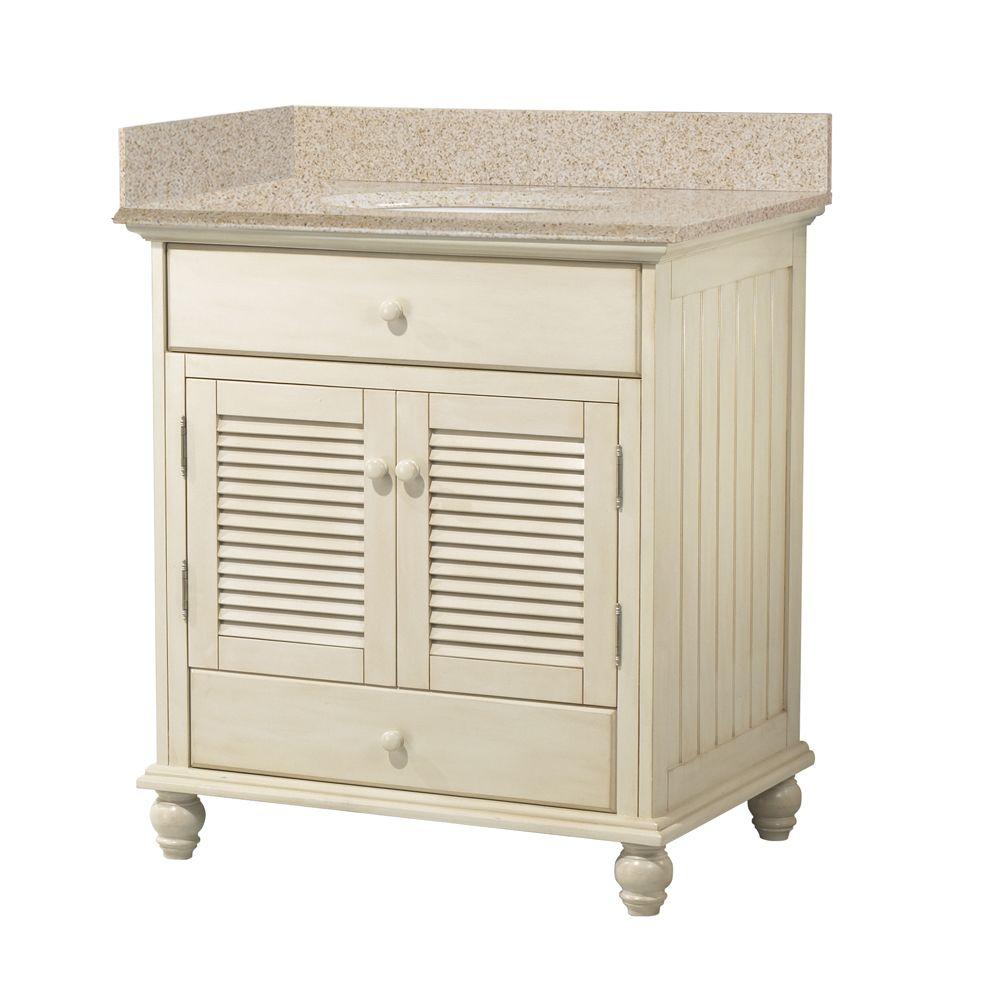 Home Decorators Collection Cottage 31 in. W x 22 in. D Bath Vanity in