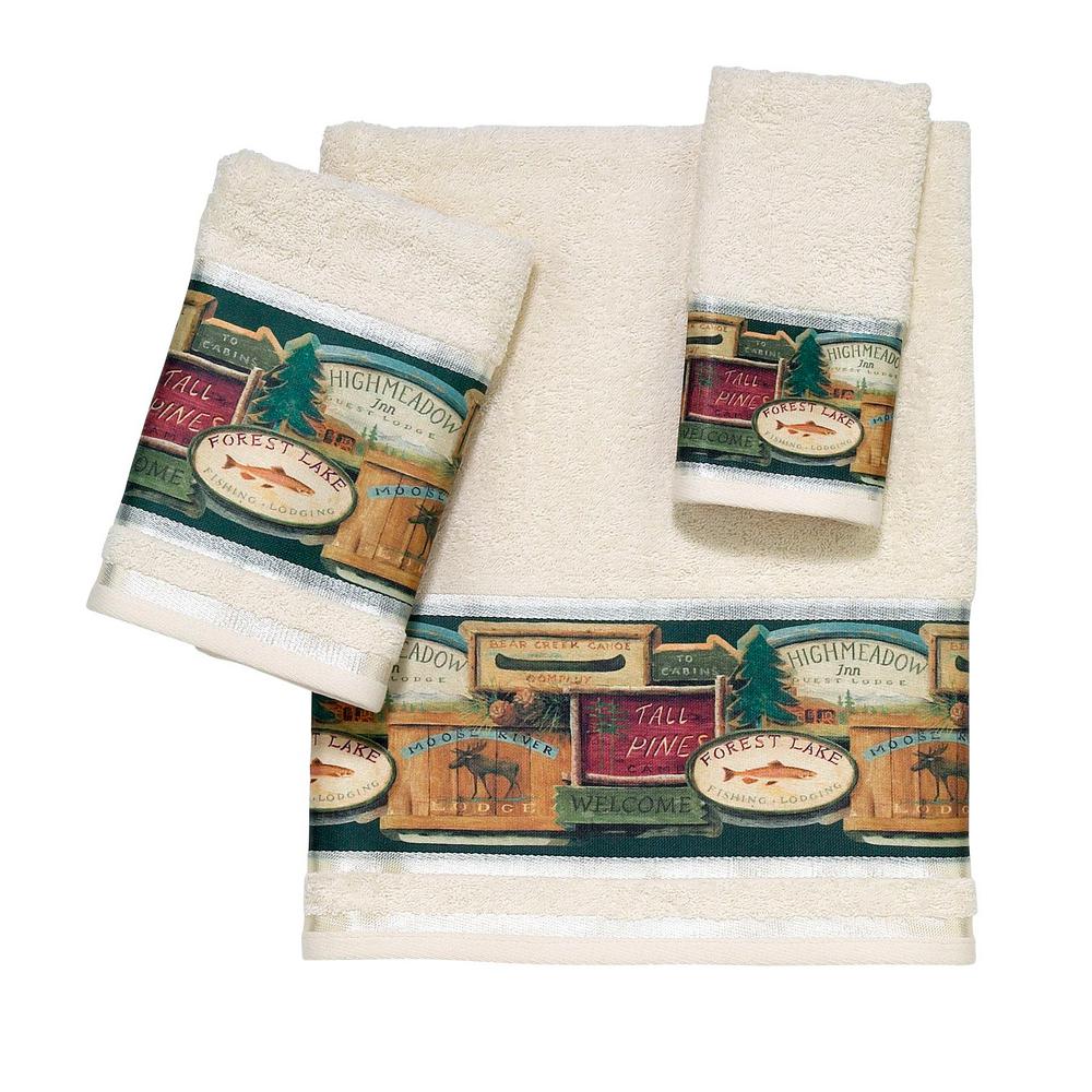 Avanti Linens Rather Be Fishing 3Piece Bath Towel Set in Beige030136