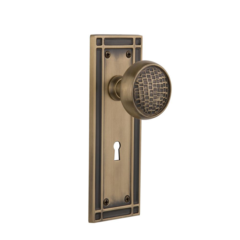 Nostalgic Warehouse Mission Plate With Keyhole Single Dummy