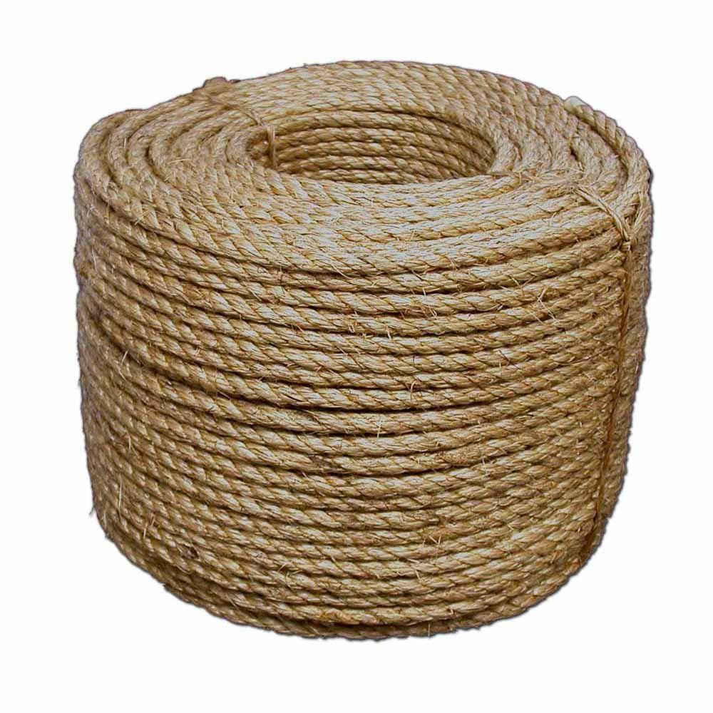 T W Evans Cordage 1 In X 100 Ft 5 Star Manila Rope 26 099 The Home Depot