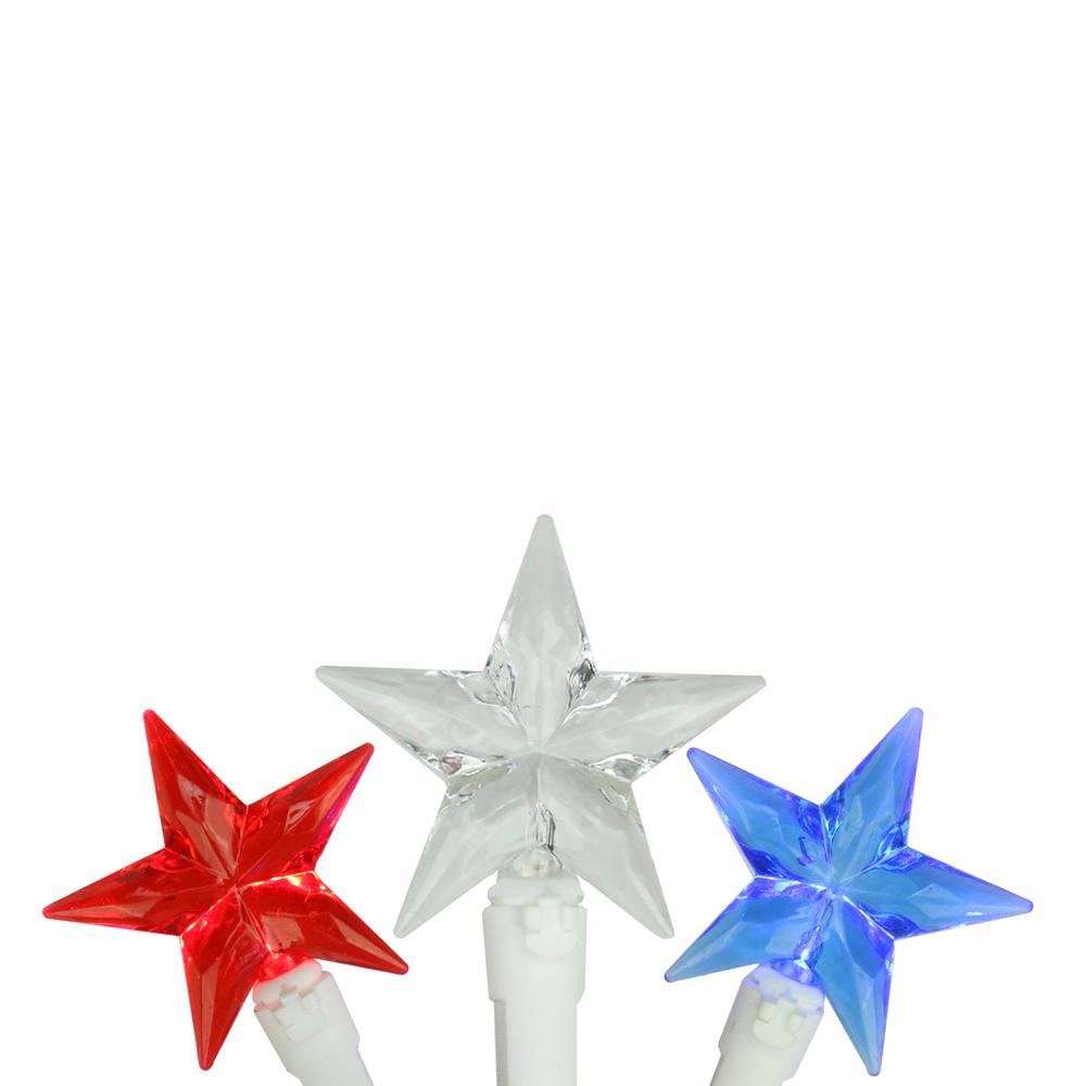 Northlight Set Of 30 Red White And Blue 4th Of July Patriotic Led