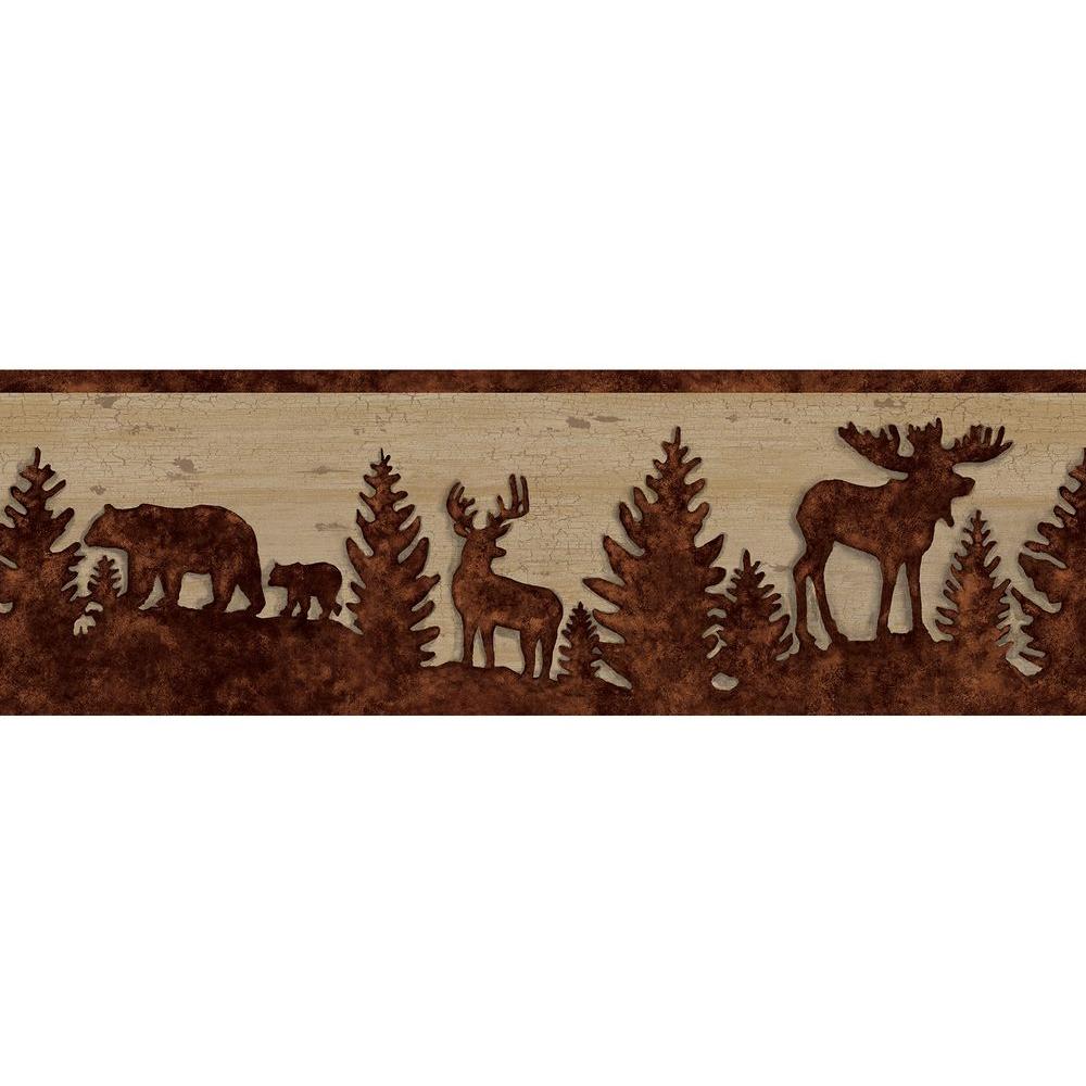 Chesapeake Shawnee Silhouettes Wallpaper Border-TLL35711B - The Home Depot