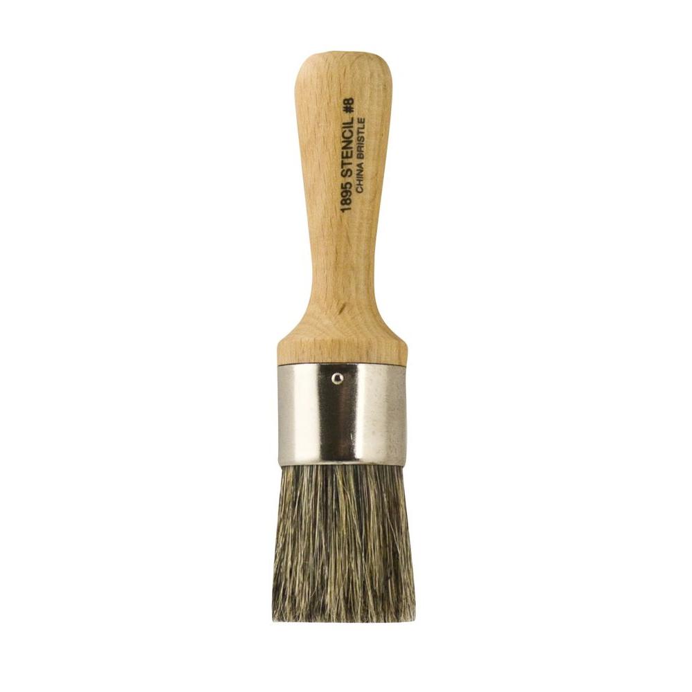 round paint brush for chalk paint