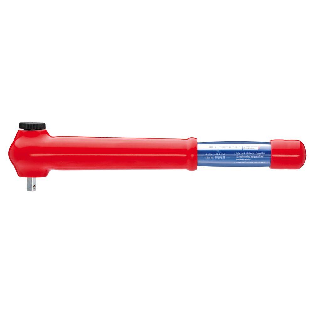 KNIPEX Torque Wrench with 1,000V insulated1/2 in. Drive98 43 50 The