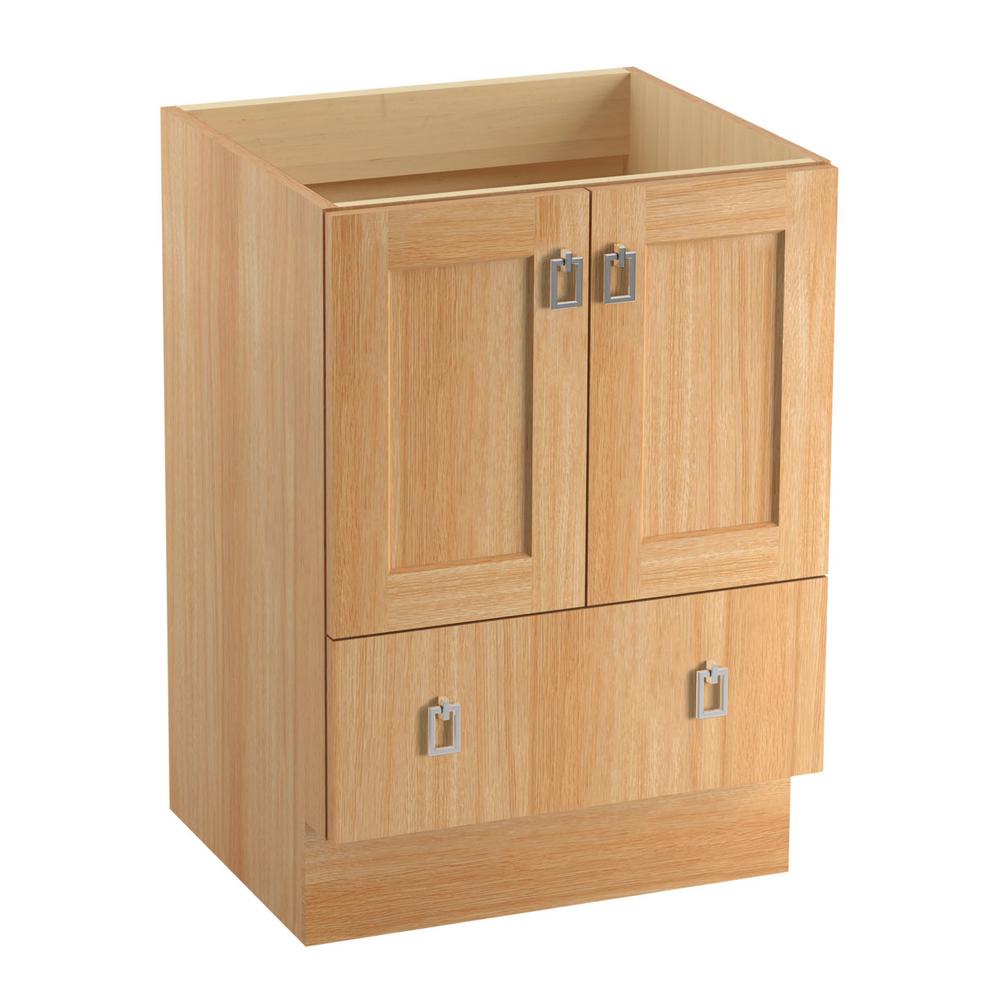 KOHLER Poplin 24 in. Vanity in Khaki White Oak with Chrome