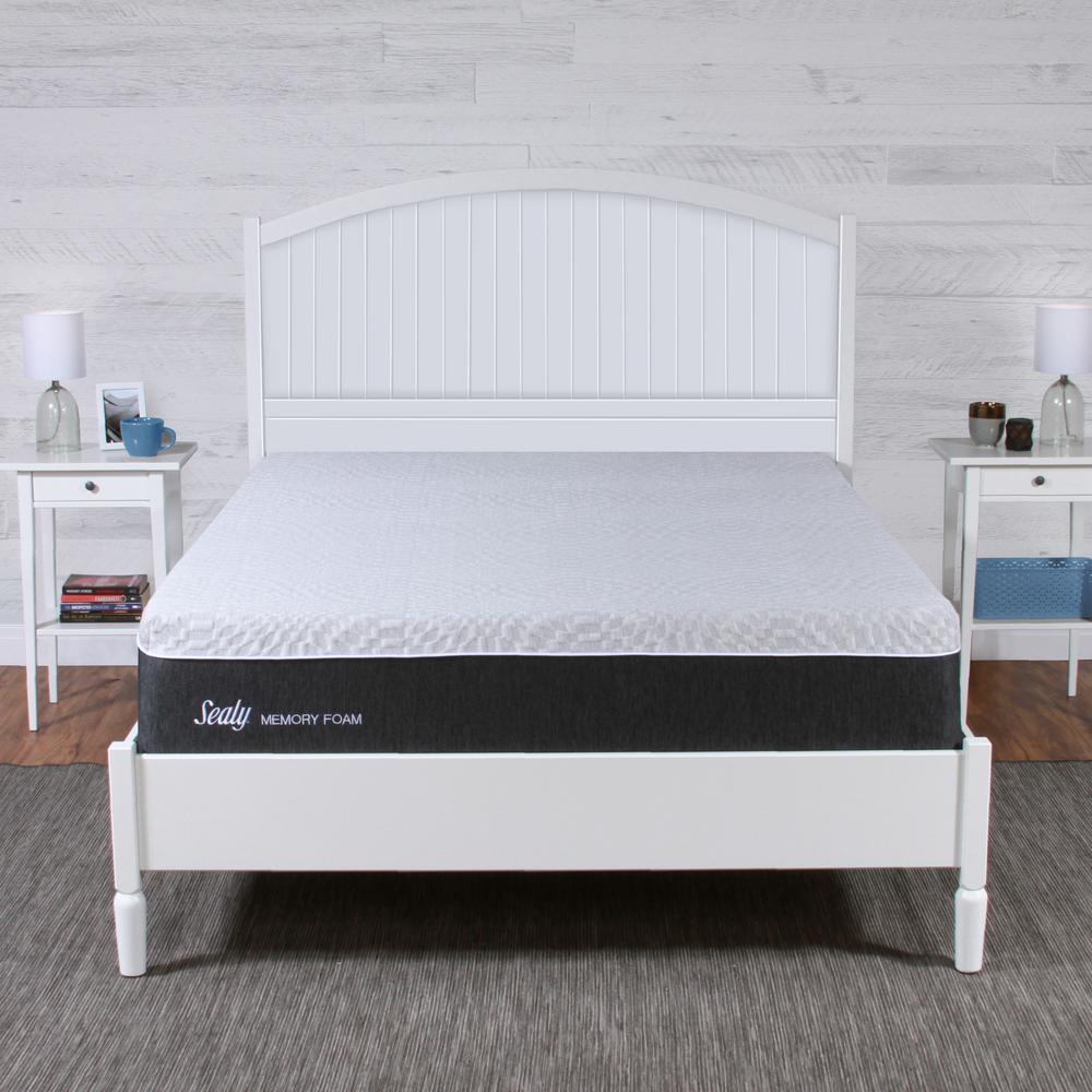 Sealy 12 in. Queen Memory Foam Mattress in a Box-F03-00109 ...