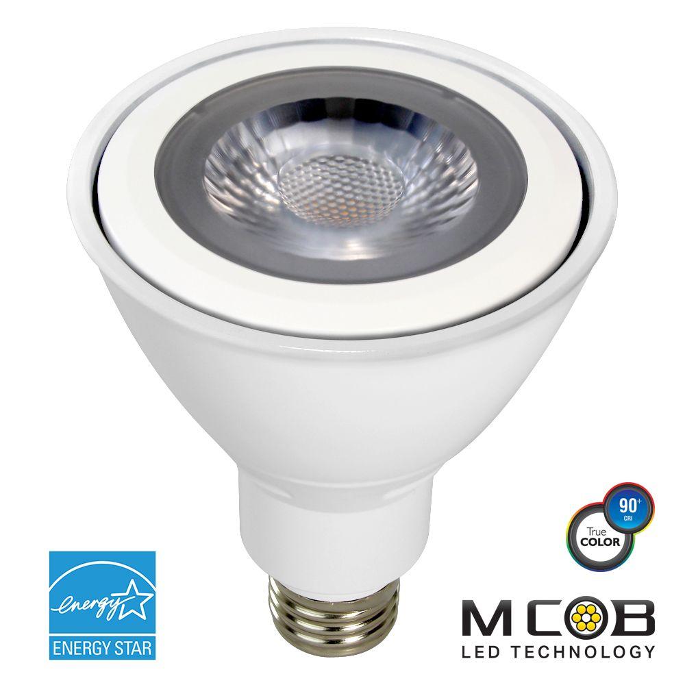 Euri Lighting 75w Equivalent Warm White 2700k Par30 Long Neck Euri Lighting 75w Equivalent Warm White 2700k Par30 Long Neck Dimmable Mcob Led Flood