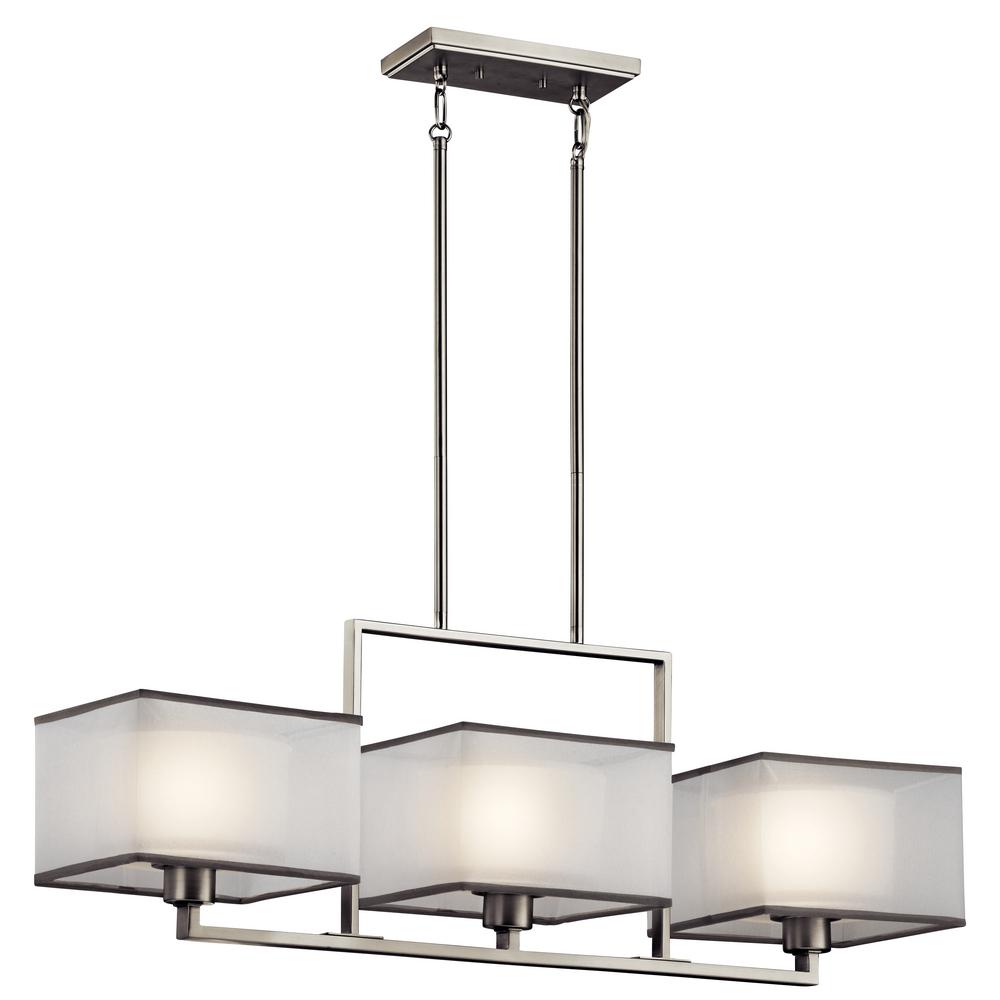 Kichler 43437 Brushed Nickel Kailey 1 Tier Chandelier