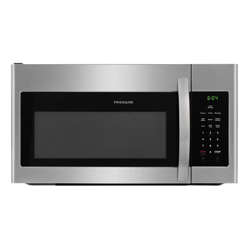 Frigidaire 30 In 1 6 Cu Ft Over The Range Microwave Stainless Frigidaire 30 In 1 6 Cu Ft Over The Range Microwave Stainless Steel Ffmv1645ts Home Depot