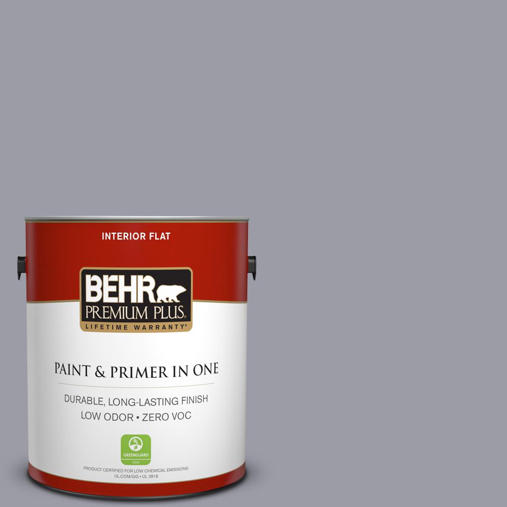 BEHR Premium Plus 1-gal. #BNC-09 Heather Gray Flat Interior Paint ...