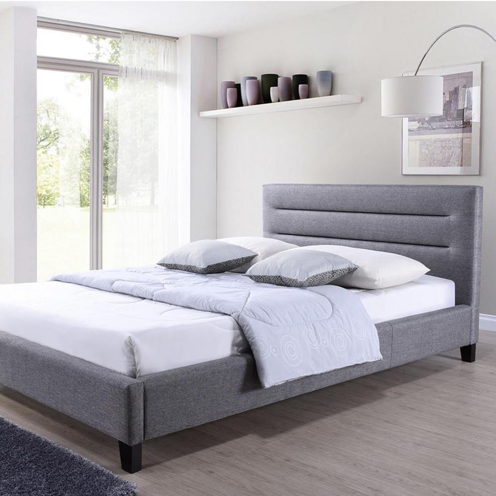Baxton Studio Hillary Gray King Upholstered Bed 28862 6198 Hd The Baxton Studio Hillary Gray King Upholstered Bed 28862 6198 Hd The Home Depot