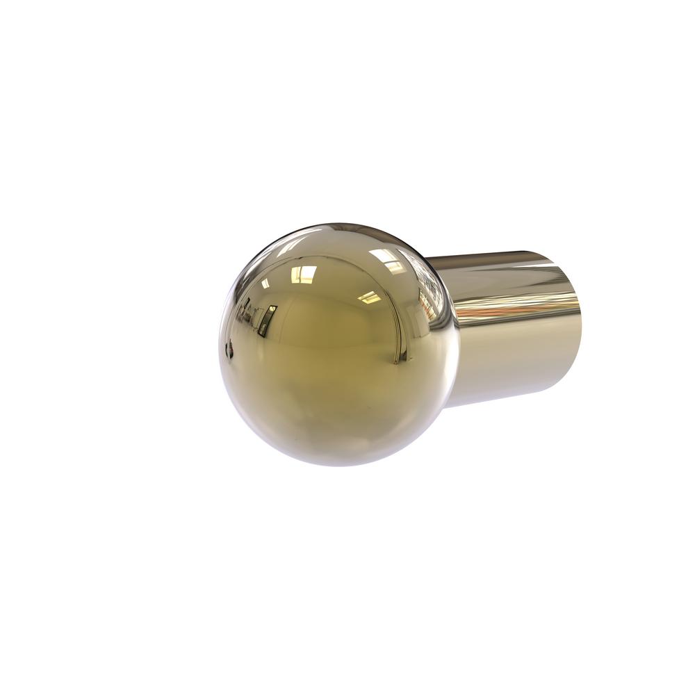 Allied Brass 3/4 in. Knob in Unlacquered BrassA10UNL The