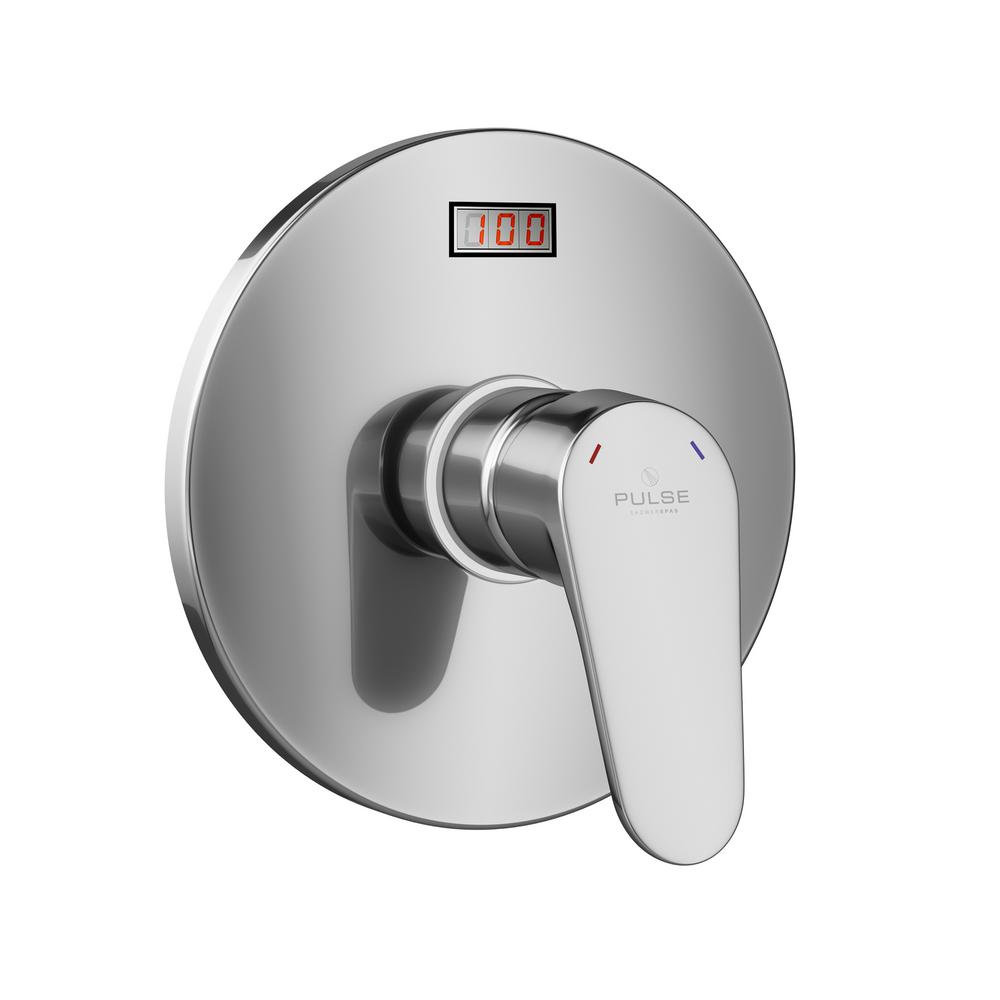 PULSE Showerspas TruTemp LED Pressure Balance in. RoughIn Valve with Chrome Trim Kit3002RIV