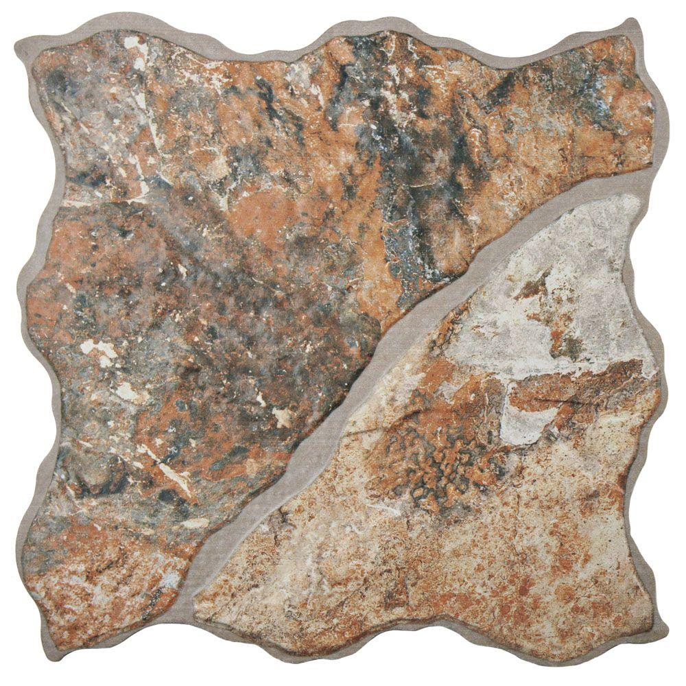 Merola Tile Taiga Por Ocre 121/4 in. x 121/4 in. Porcelain Floor and