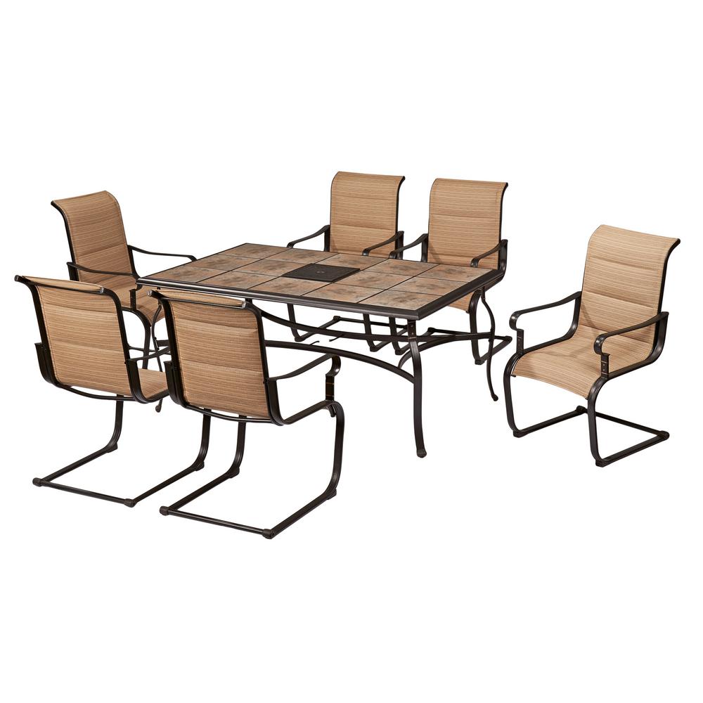 Hampton Bay Belleville Patio Table Replacement Tiles - Patio Furniture