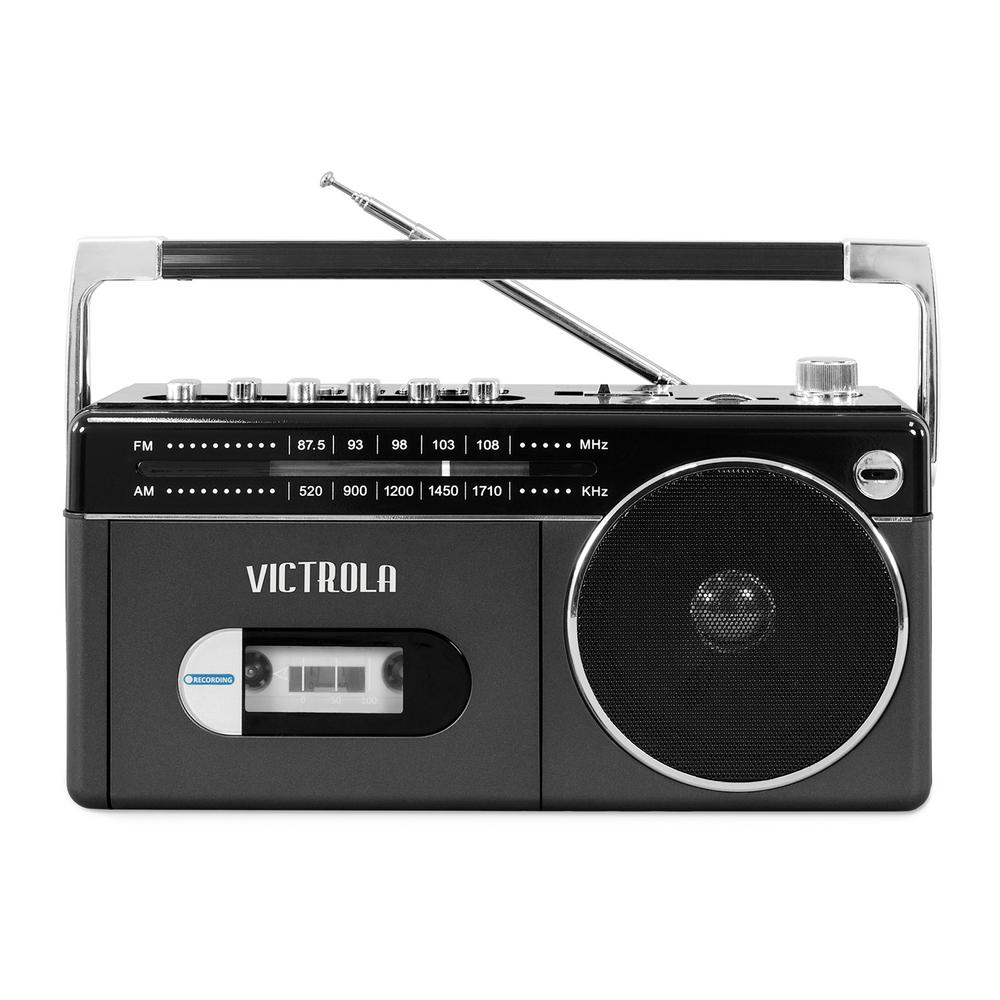 august bluetooth boombox with fm radio