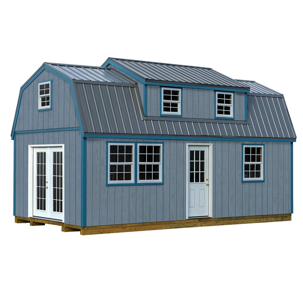 Lakewood 12 Ft X 24 Ft Wood Storage Shed Kit With Floor