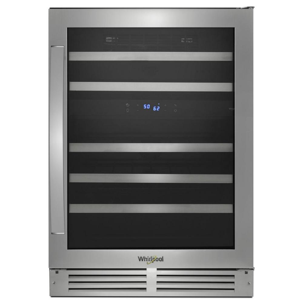 whirlpool built in wine cooler