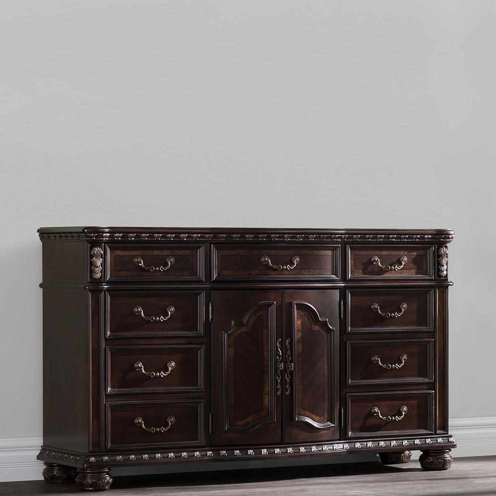 Steve Silver Monte Carlo 9-Drawer Rich Brown Dresser