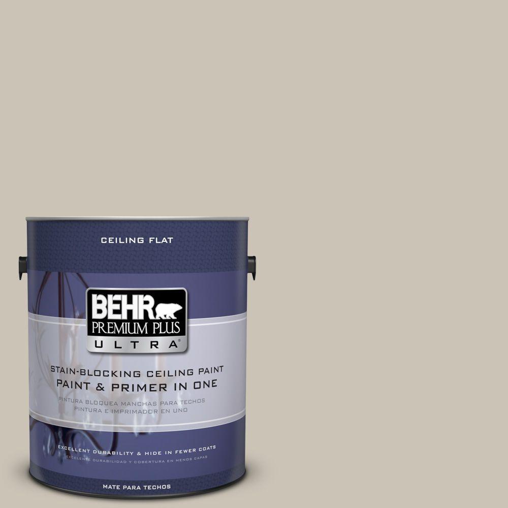 BEHR Premium Plus Ultra 1gal. PPU58 Ceiling Tinted to Sculptor Clay