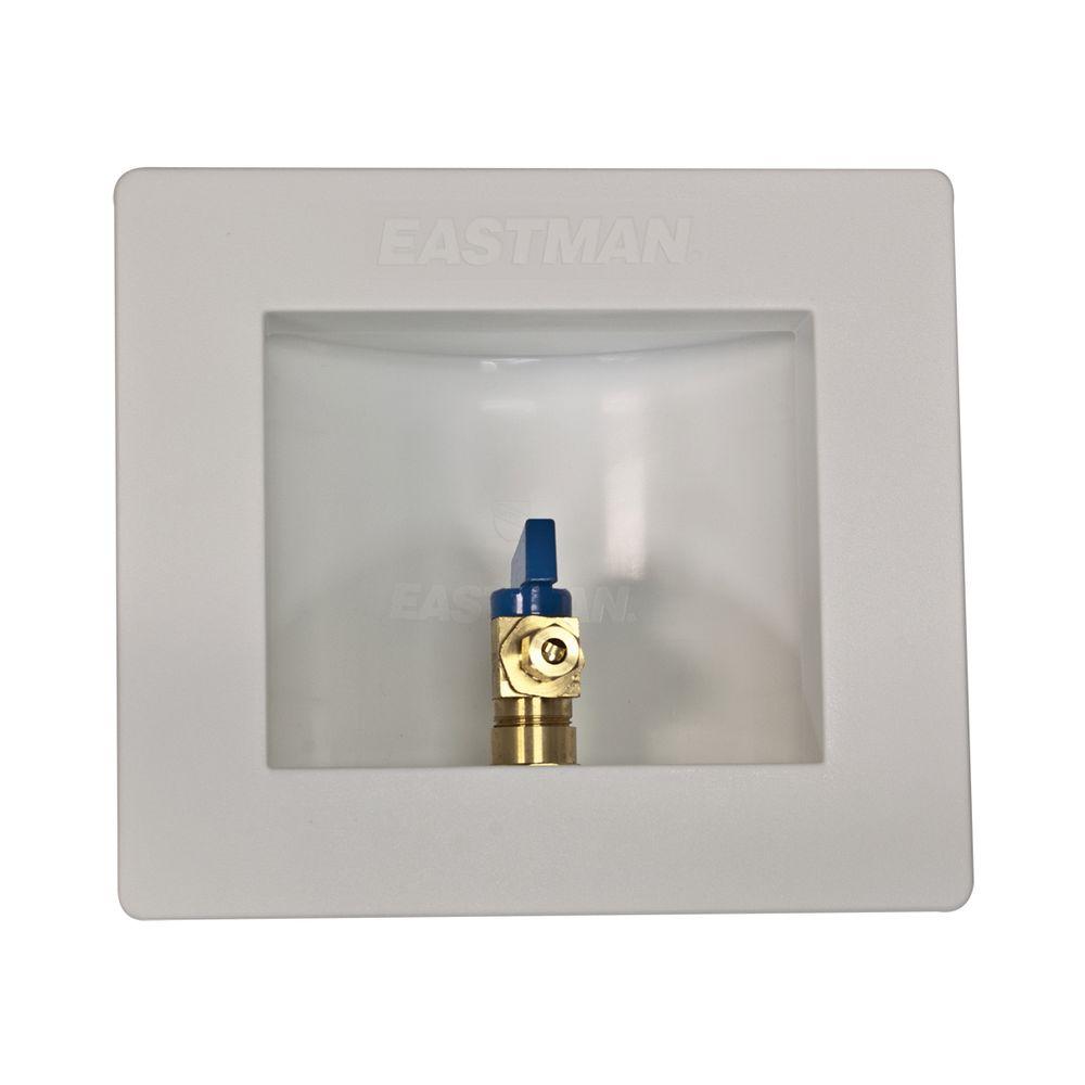 Eastman 1/2 in. PEX Round Mini Ice Maker Outlet Box60238 The Home Depot