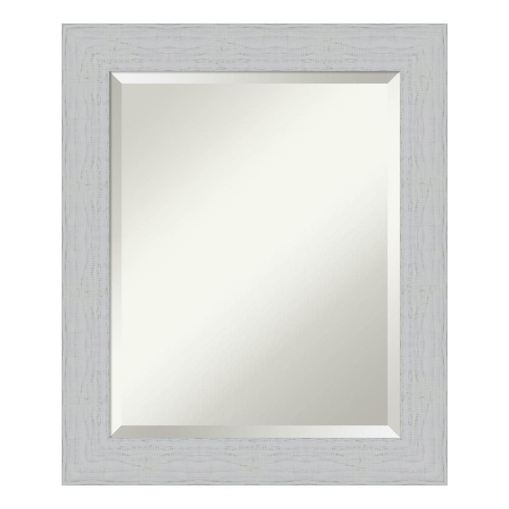Amanti Art Shiplap White Bathroom Vanity MirrorDSW4093658 The Home Depot