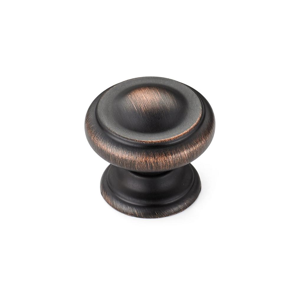 Richelieu Hardware 11/8 in. Brushed OilRubbed Bronze Classic and