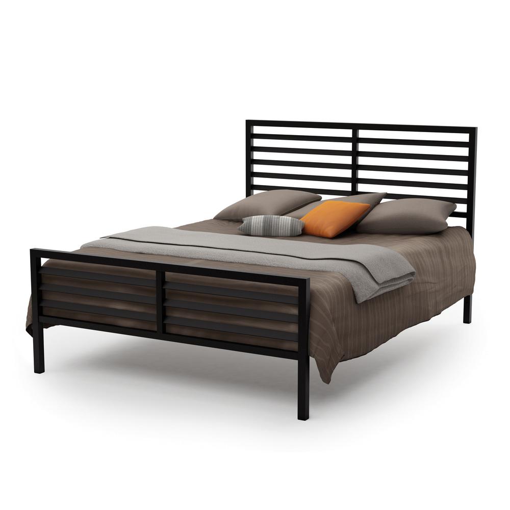 Theodore Brown Metal Full Size Bed1432554/75 The Home Depot