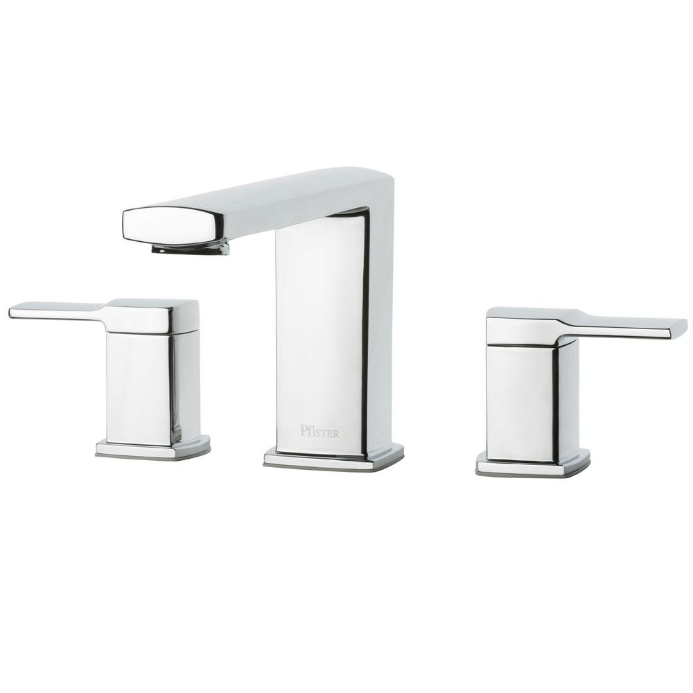 Pfister Deckard 2-Handle Deck-Mount Roman Tub Faucet Trim Kit in Polished Chrome