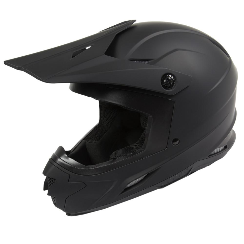 black motorcycle helmet