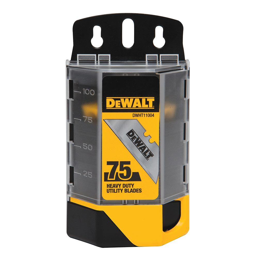 DEWALT Heavy-Duty Blades for Utility Knives (75-Pack)-DWHT11004 - The ...