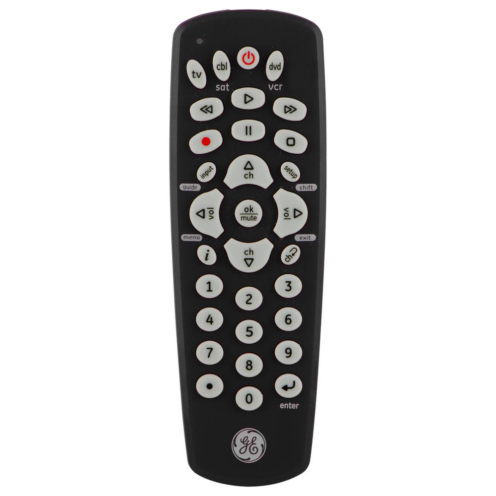 GE 3-Device Universal Remote Control-34456 - The Home Depot