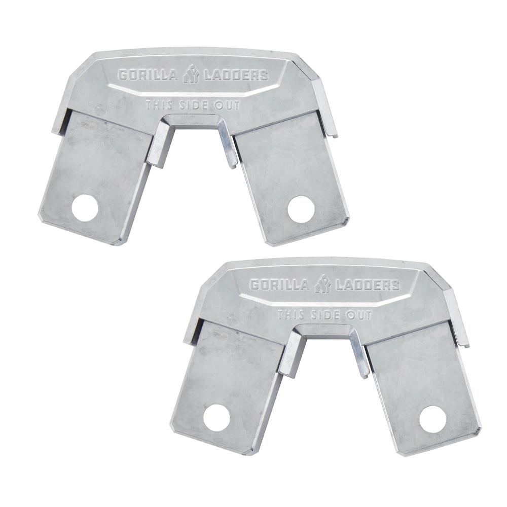 Gorilla Ladders Mpx Aluminum Rail Brackets Glmp Rb 2 The Home Depot