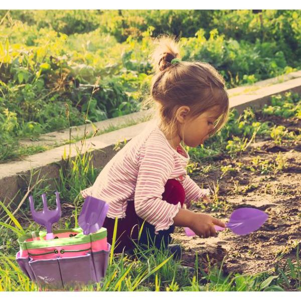 pink garden toys