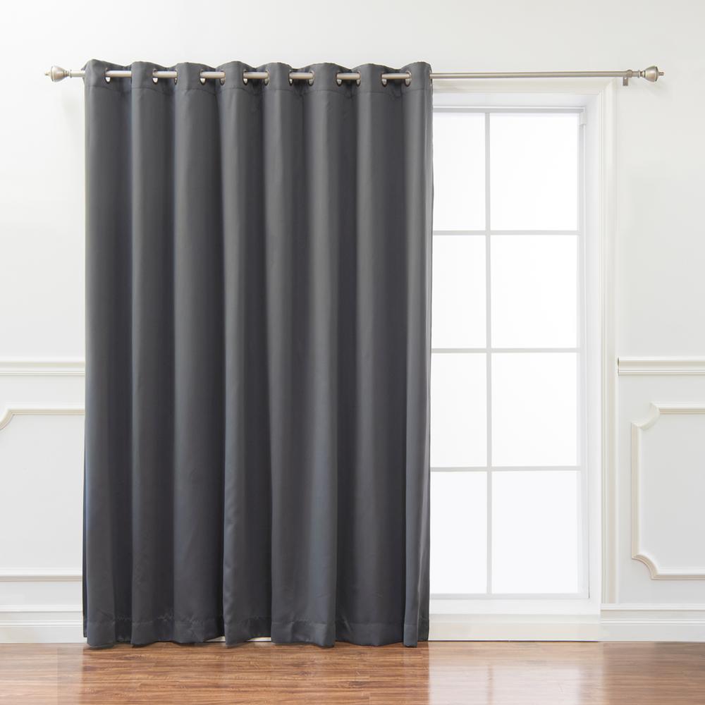 Unbranded 100 in. x 84 in. Flame Retardant Blackout Curtain Panel in