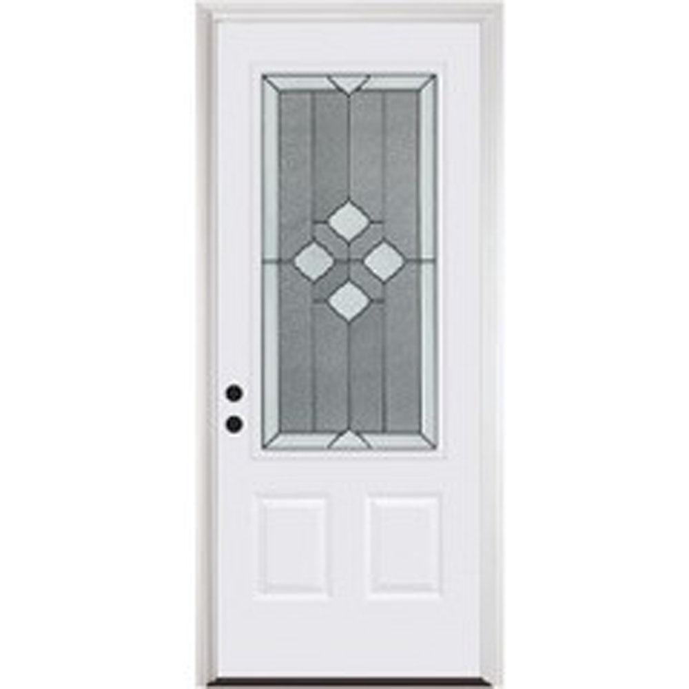 36 In X 80 In Right Hand 3 4 Lite Caspian 2 Panel Smooth