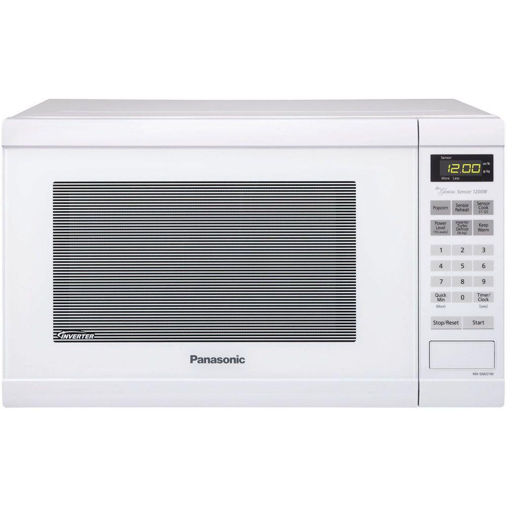 Turntable Panasonic Countertop Microwaves The 1200 Watt Countertop Microwave In White