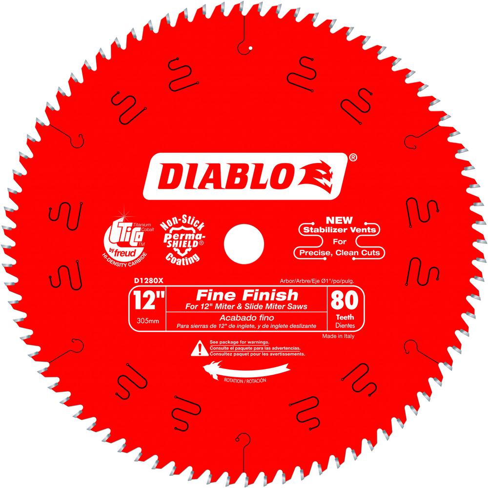 12 in. x 80-Teeth Finishing Saw Blade