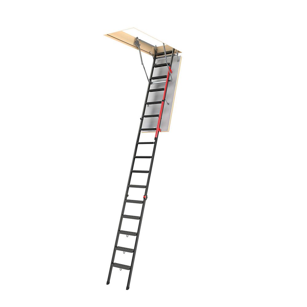 Fakro LMP 12 ft., 22.5 in. x 56.5 in. Insulated Steel Attic Ladder with